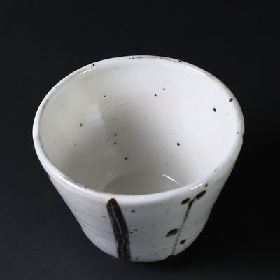 中里隆　作　絵唐津粉引蕎麦猪口
