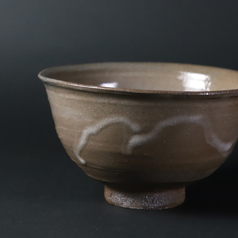 Karatsu tea bowl by Yoshihisa Ishii
