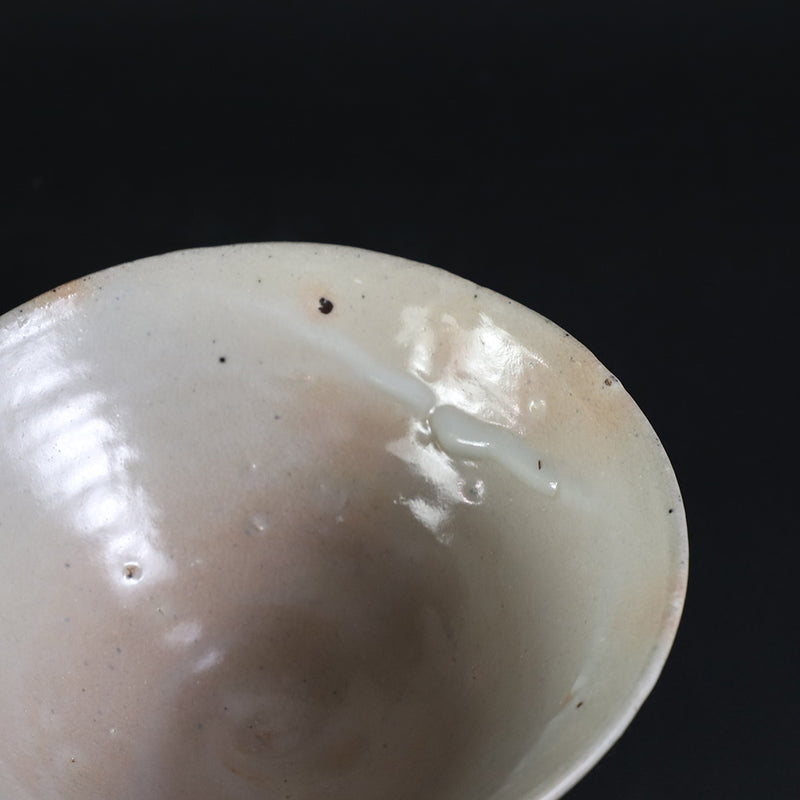 Ido tea bowl by Yasumoto Kajiwara