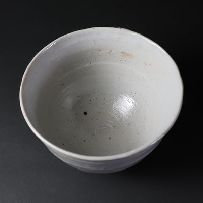 Karatsu White Porcelain Tea Bowl by Yoshihisa Ishii