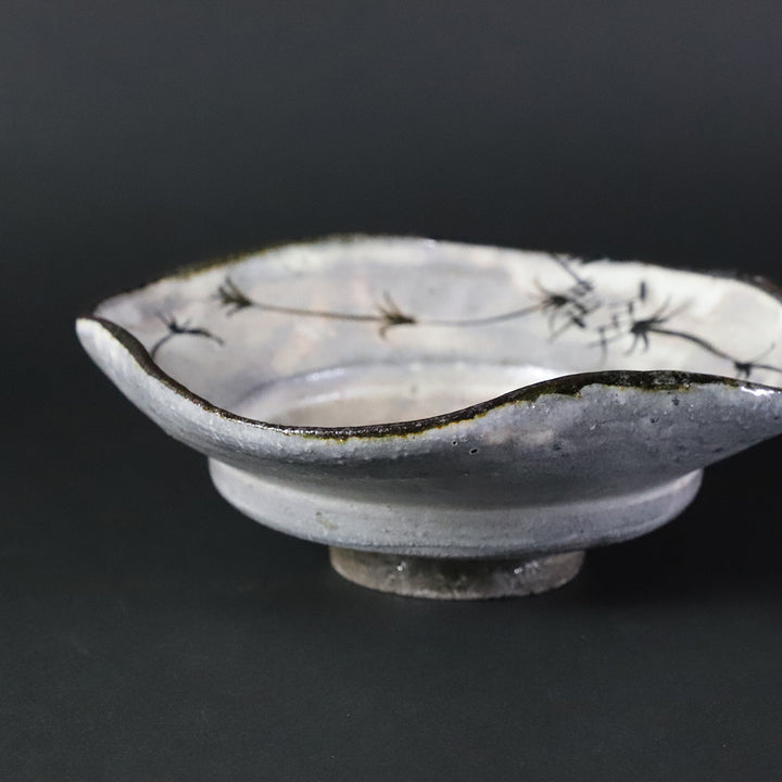 丸田宗彦 作 粉引唐津四方向付揃 – ギャラリー一番館オンライン