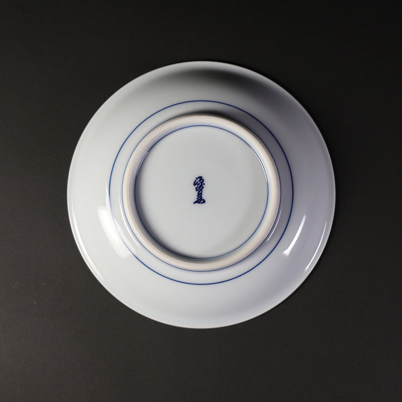 Gen-emon kiln Dyeing arabesque dark medium bowl plate