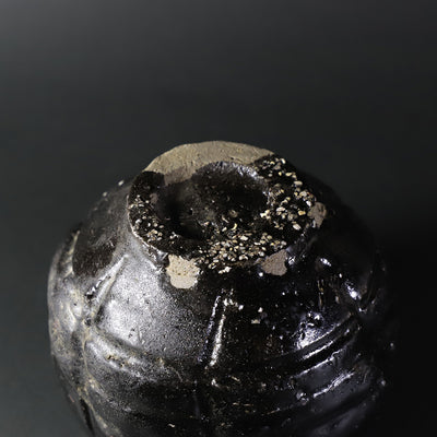 丸田宗彦　作　唐津黒茶盌